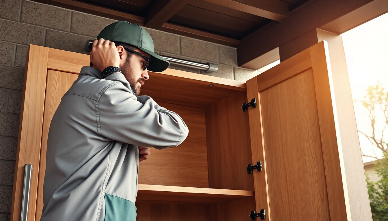 Weatherproof Outdoor Cabinetry Installation