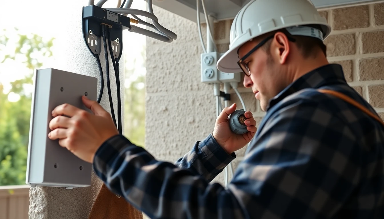 Outdoor Kitchen Electrical Installation